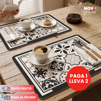 2x1 RetroDry™ Alfombrilla Absorbente Con Estilo Retro