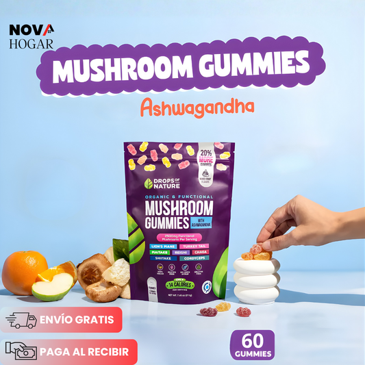 Pack X60 ShroomMind™ Gomitas con Hongos para Enfoque Mental