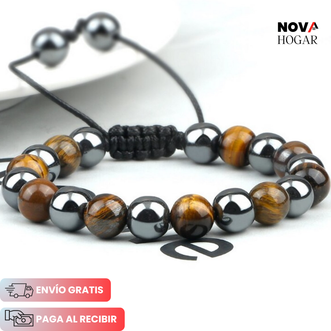 VitalGem™ Pulsera de Hematita y Ojo de Tigre