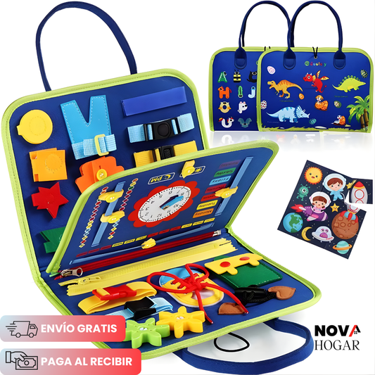 ActiveBook™ Libro Sensorial Montessori para Niños