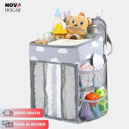 BabyEase™ Práctico Organizador de Pañales para Cuna
