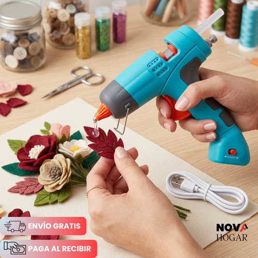 FreeGlue™ Pistola de Pegamento Recargable