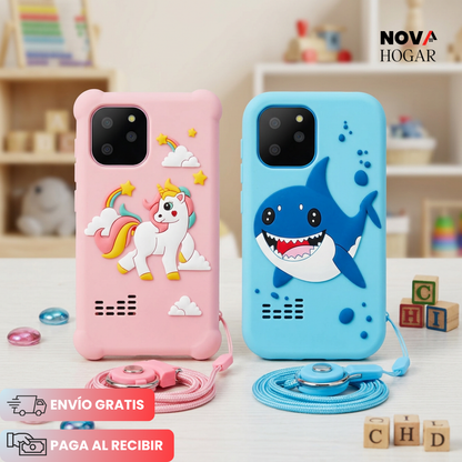 KidPhone™ Celular Educativo con Cámara Dual para Niños