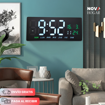 SmarTime™ Reloj Digital de Pared de Gran Tamaño