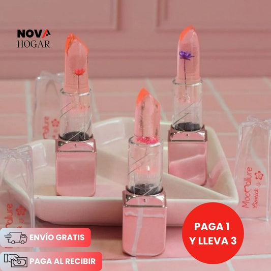 3x1 LushBloom™ Bálsamo Labial de Esencias Naturales