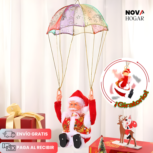 SantaDrop™ Santa Paracaidista Giratorio