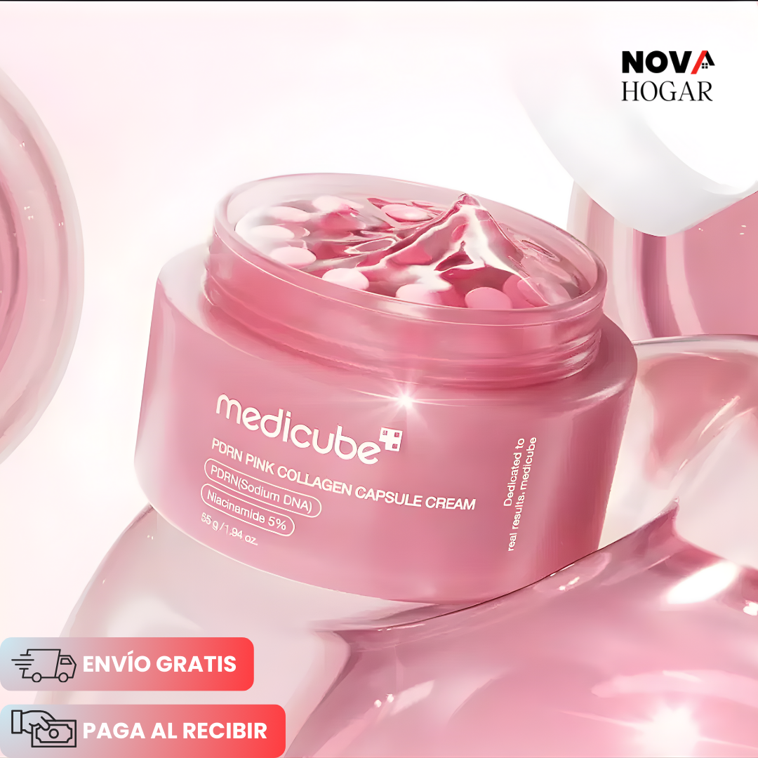 Medicube™ Crema Reafirmante con Cápsulas Pink PDRN de 55gr