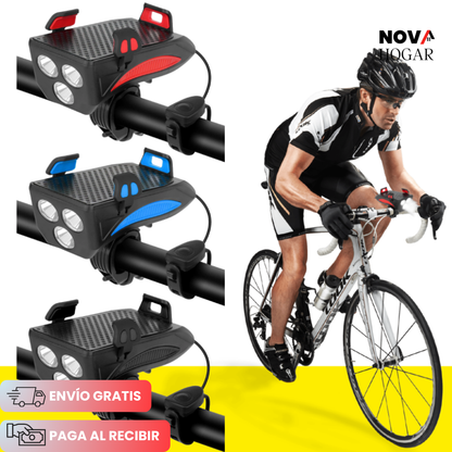 LumiRide™ Faro Recargable Multifunción