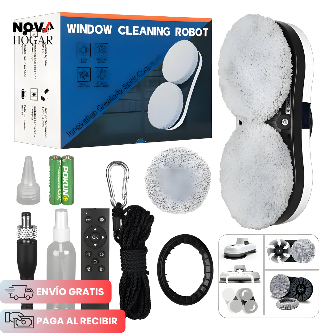 ClearGlass™ Robot Limpiador De Ventanas Automático