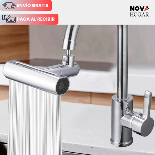 CascadeFlex™ Elegante Extensión de Grifo con 4 Modos de Flujo