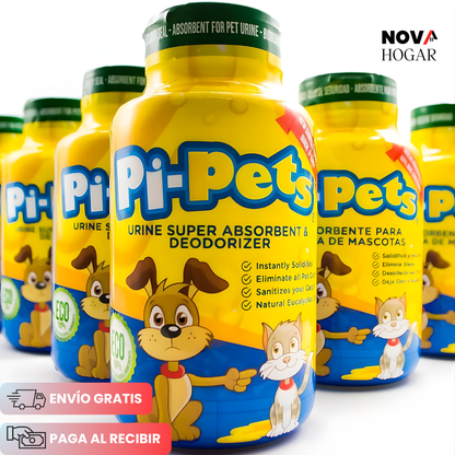 Pipets™ Polvo Solidificador para Orina de Mascotas 100Gr