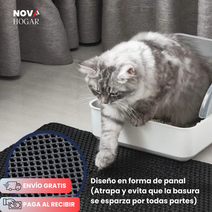 TidyCat™ Tapete Recolector de Arena para Gatos (Grande)