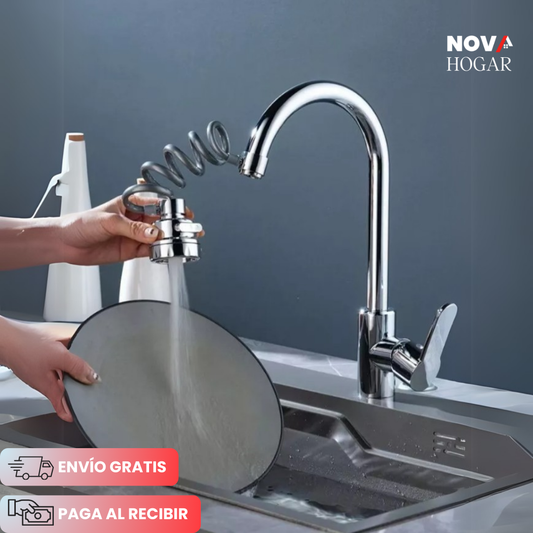 HydroFlex™ Moderno Adaptador de Grifo Flexible con Modos Ajustables