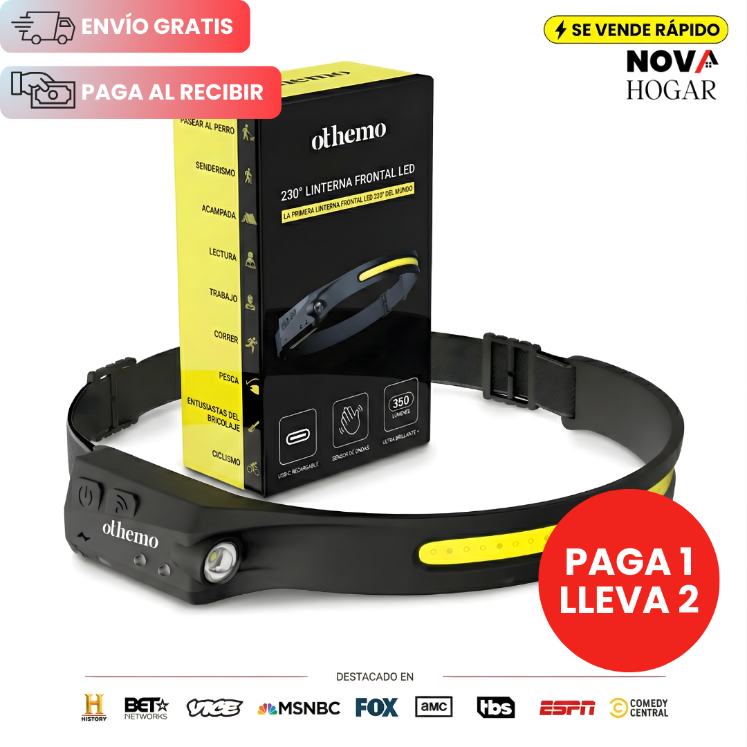 2x1 FlexiBeam™ Lámpara Frontal Con Sensor Inteligente