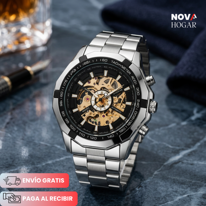 Kroz™ Reloj de Movimiento Automático en Acero