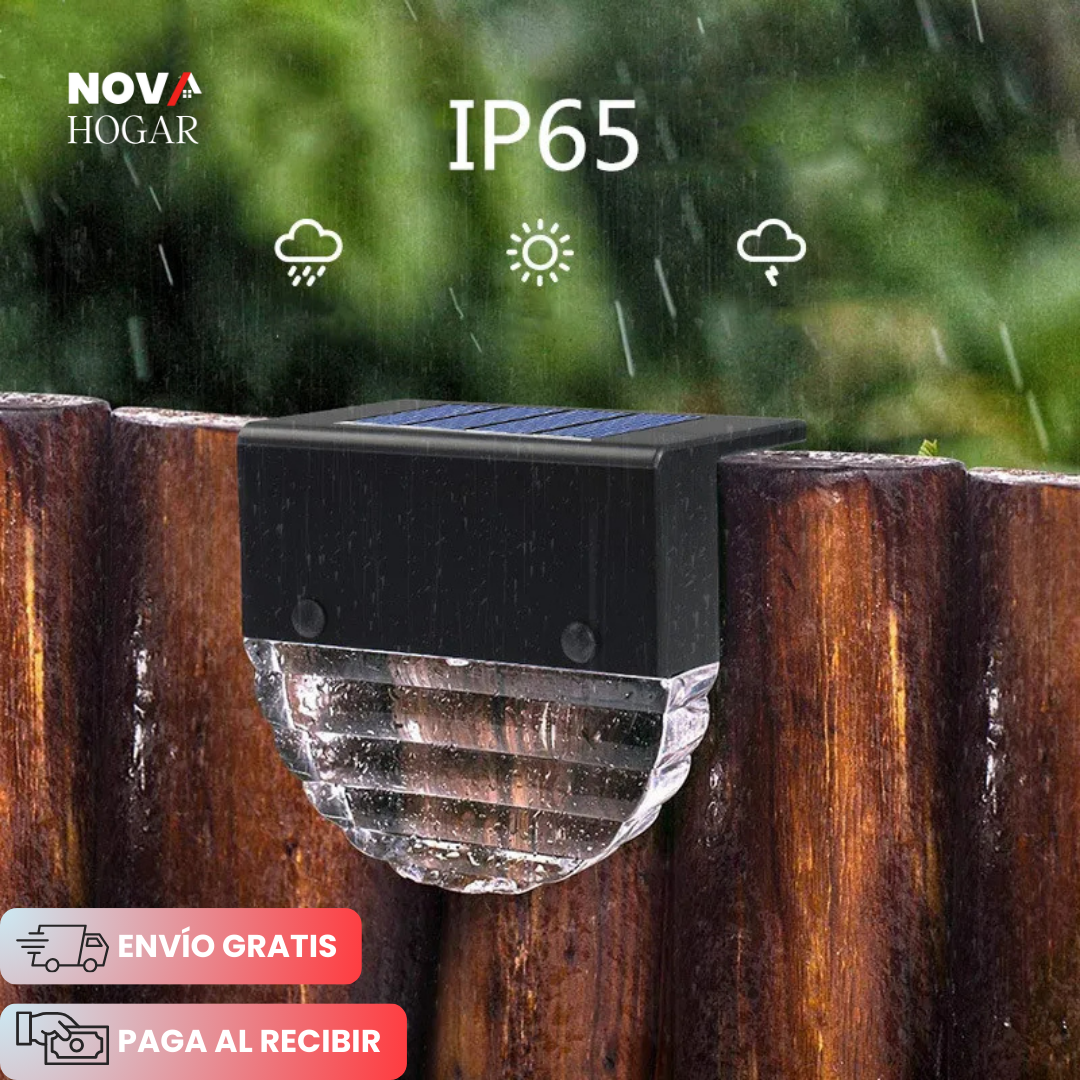 2x1 LuminPath™ Luz Solar Automática para Exteriores