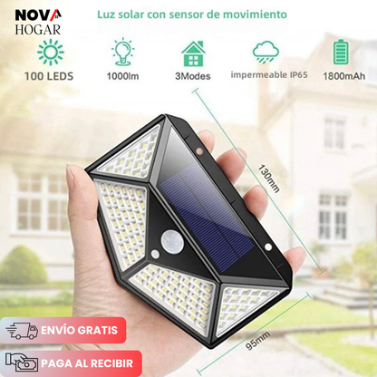 SolarMotion™ Lámpara Solar con Sensor de Movimiento