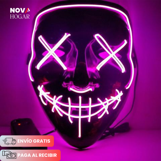Máscaras de Halloween con Impactante Iluminación Led