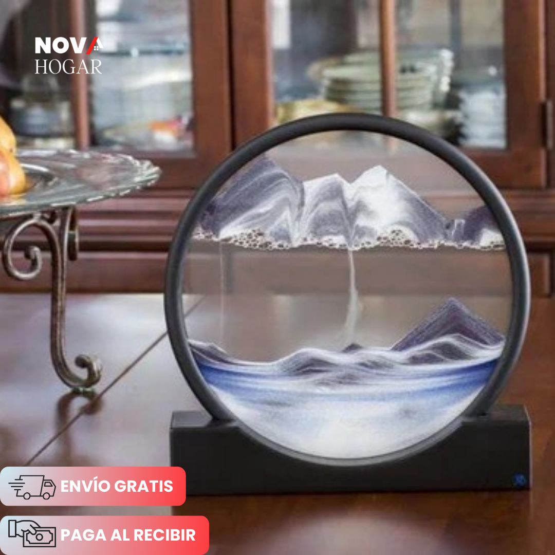 ZenFlow™ Relajante Arte de Arena en Movimiento