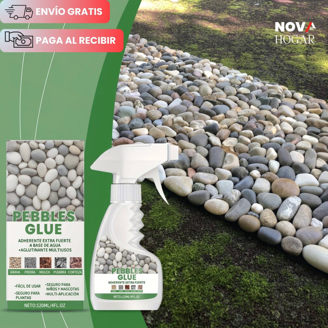 PebbleGlue™ Pegamento para Piedras de Jardin 120ml