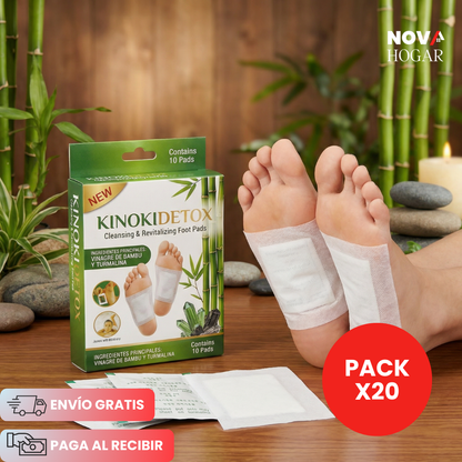 KinokiDetox™ Pack x20 Parches de Desintoxicación Natural