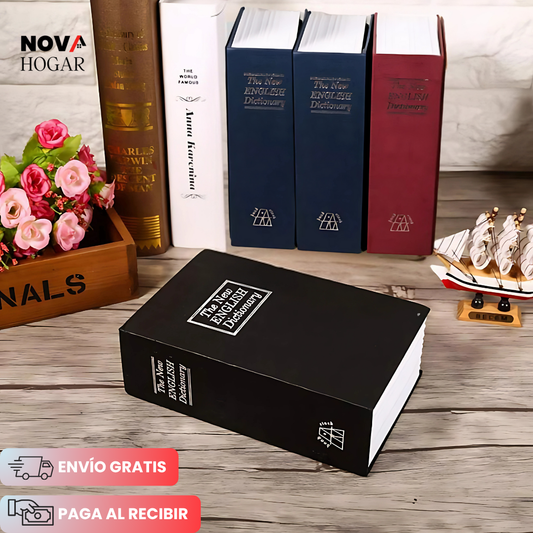 BookLock™ Caja Fuerte Discreta en Forma de Libro