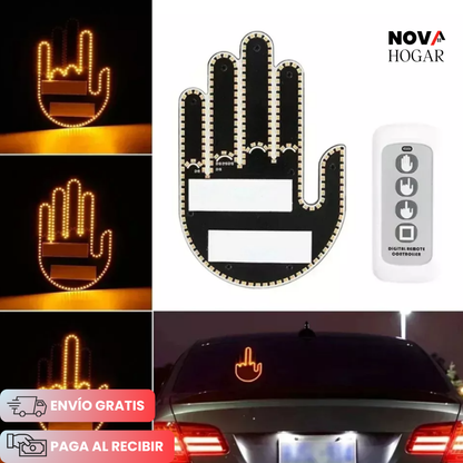 AutoGesture™ Mano LED Interactiva con Control Remoto