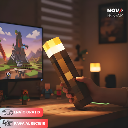 PixelTorch™ Lámpara de Antorcha Pixelada