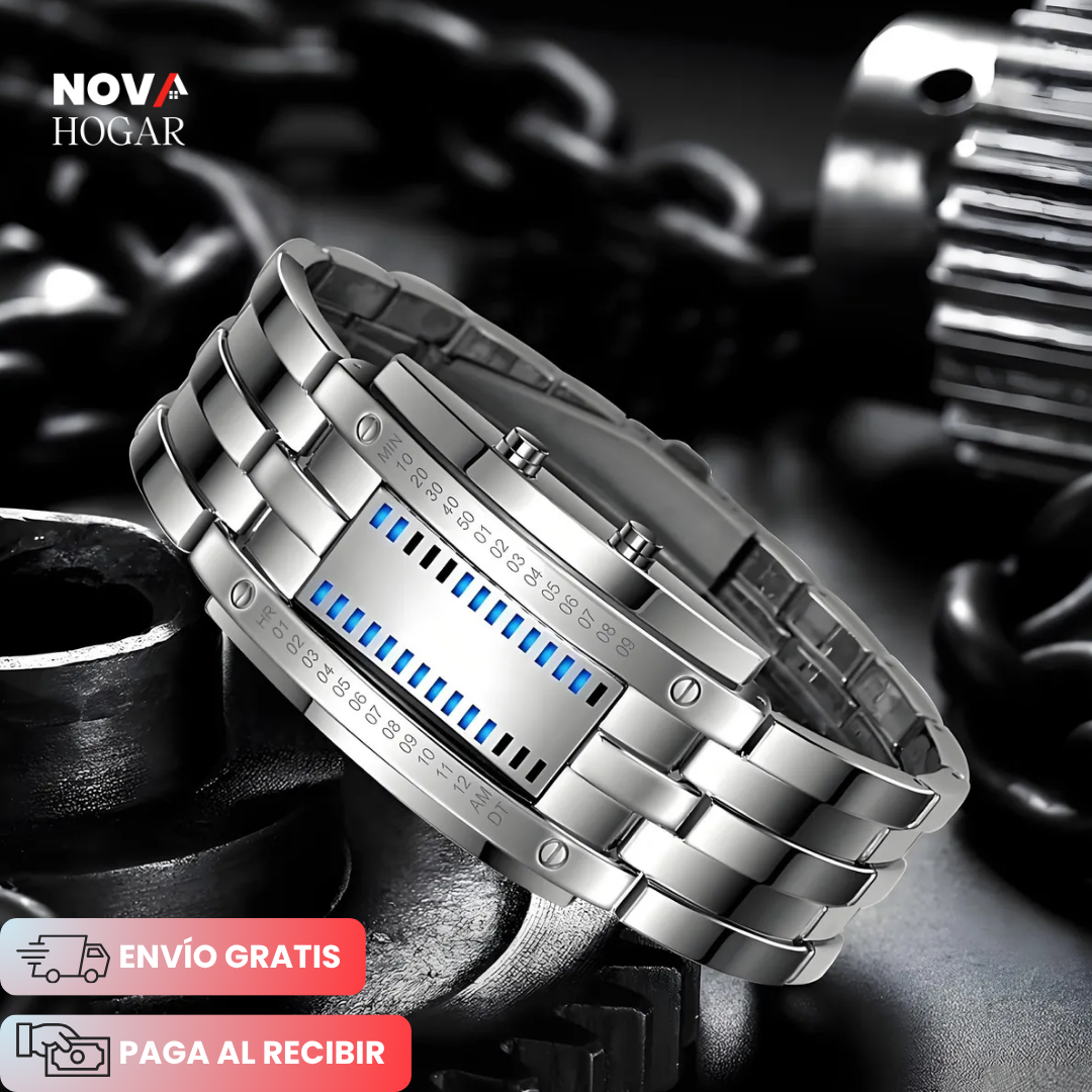 Axiom™ Elegante Reloj Digital Binario para Hombre