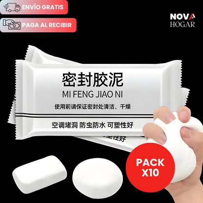 Pack x10 EcoSeal™ Masillas Selladoras Ecológicas e Impermeables