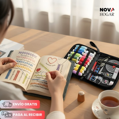 StitchFolio™ Libro de Bordado Creativo para Relajarte