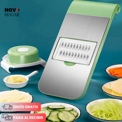 EasySlice™ Rebanador 6 en 1 con Diseño Seguro para Dedos
