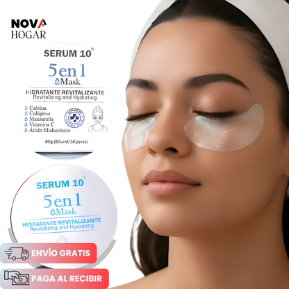 Serum 10® Pack X60 Parches Hidratantes y Revitalizantes 5 en 1