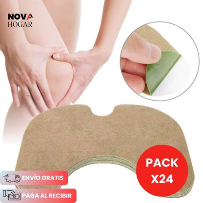 Pack x24 HerbPatch™ Parches Naturales para el Dolor de Rodilla