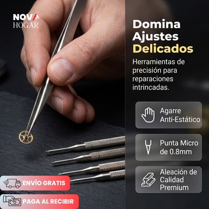FixItWatch™ Set Profesional de 72 Piezas para Reparar Relojes