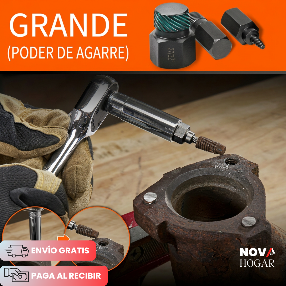 IronBite™ Juego Extractor Tornillos Dañados de 25 Piezas