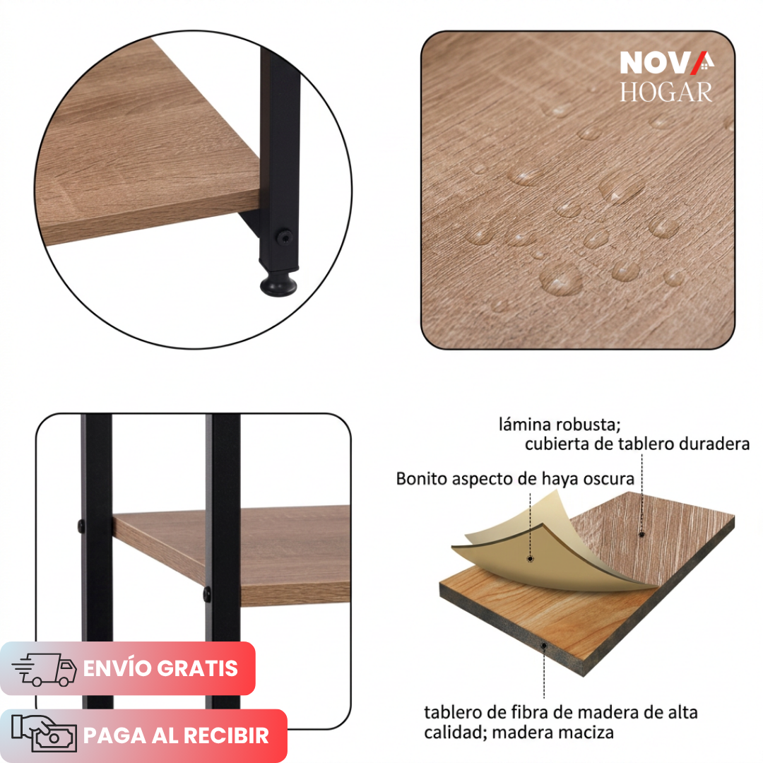 ModernLoft™ Clóset Abierto Estilo Industrial