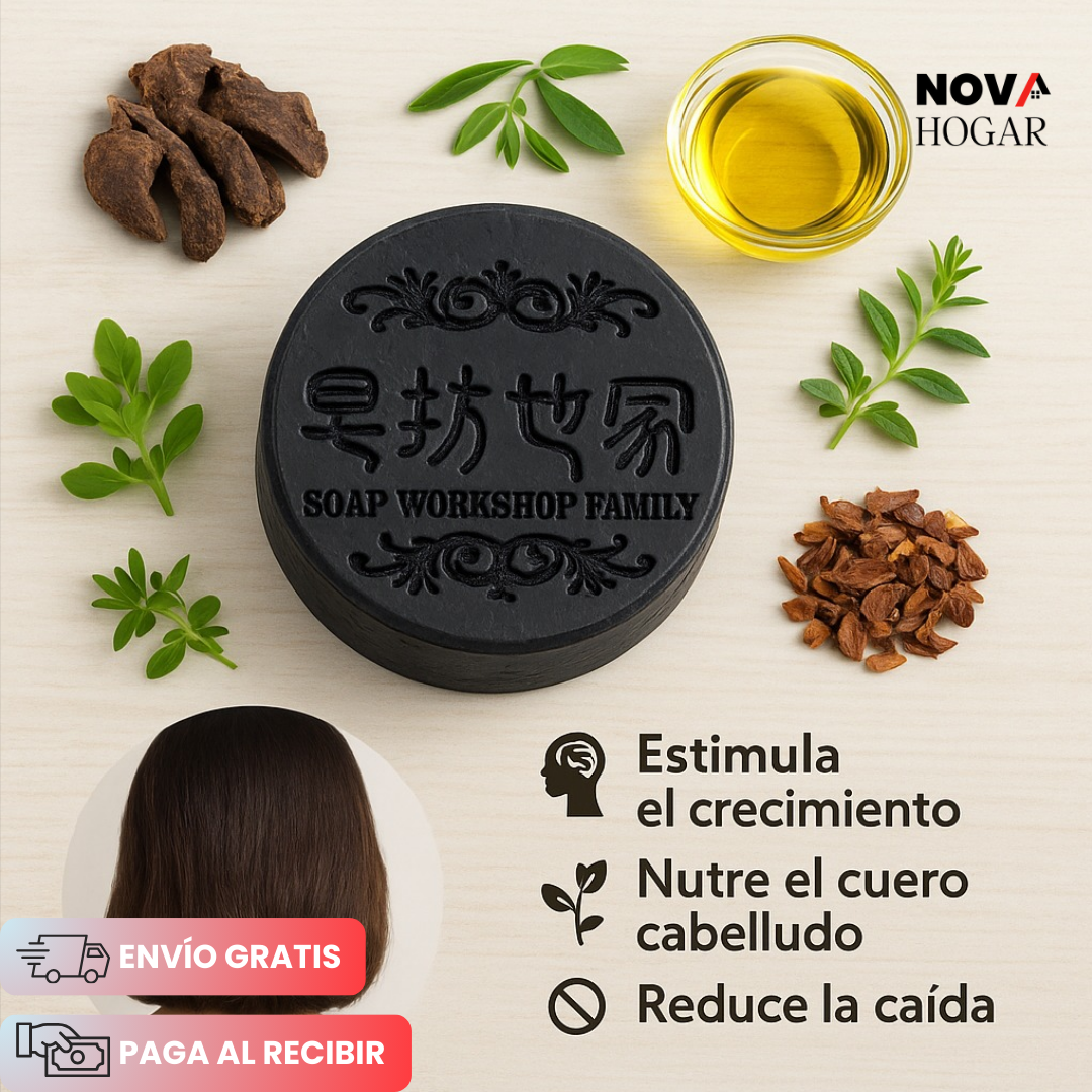 2x1 Herbarr™ Shampoo En Barra Fortalecedor Capilar