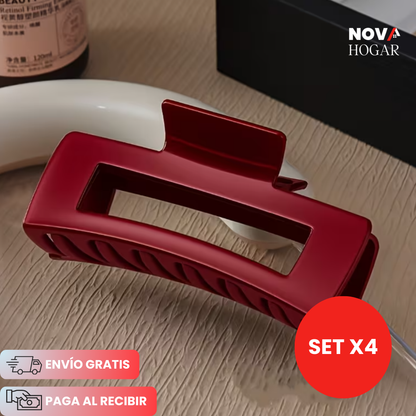 Set x4 EverClaw™ Ganchos Flexibles y Duraderos para Cabello