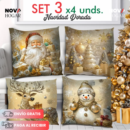JoyPillow™ Set de Fundas Navideñas Para Cojines