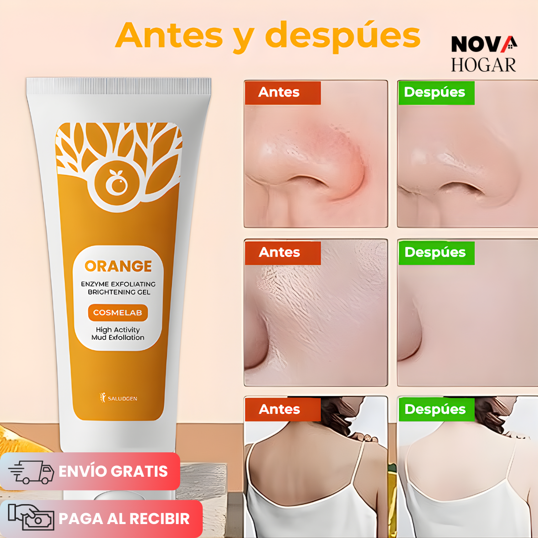 OrangeExfol™ Gel de Naranja Exfoliante y Renovador