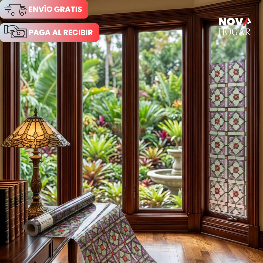 PrismGlass™ Lámina para Ventanas Estilo Vitral