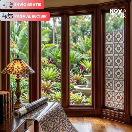 PrismGlass™ Lámina para Ventanas Estilo Vitral