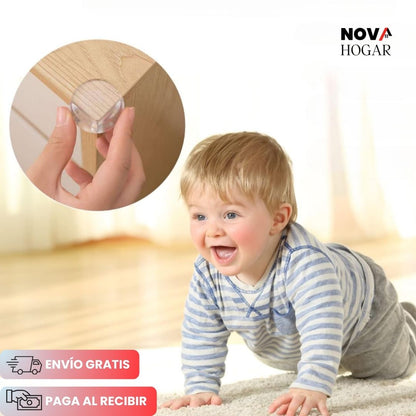 Pack x12 SafeBump™ Protectores Esquinero Antigolpes