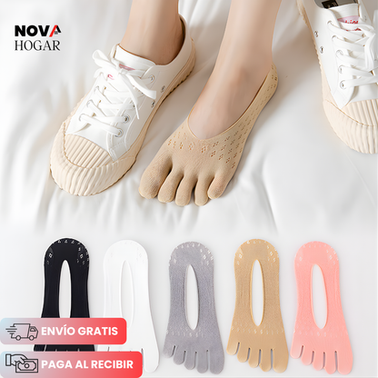 Set x5 ToeSoothe™ Calcetines Ortopédicos de Alivio para Juanetes