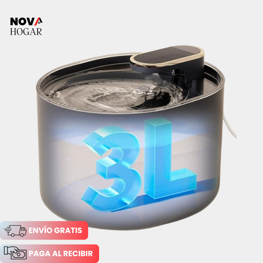 MeowFount™ Fuente Automática con Filtro Purificador de Agua