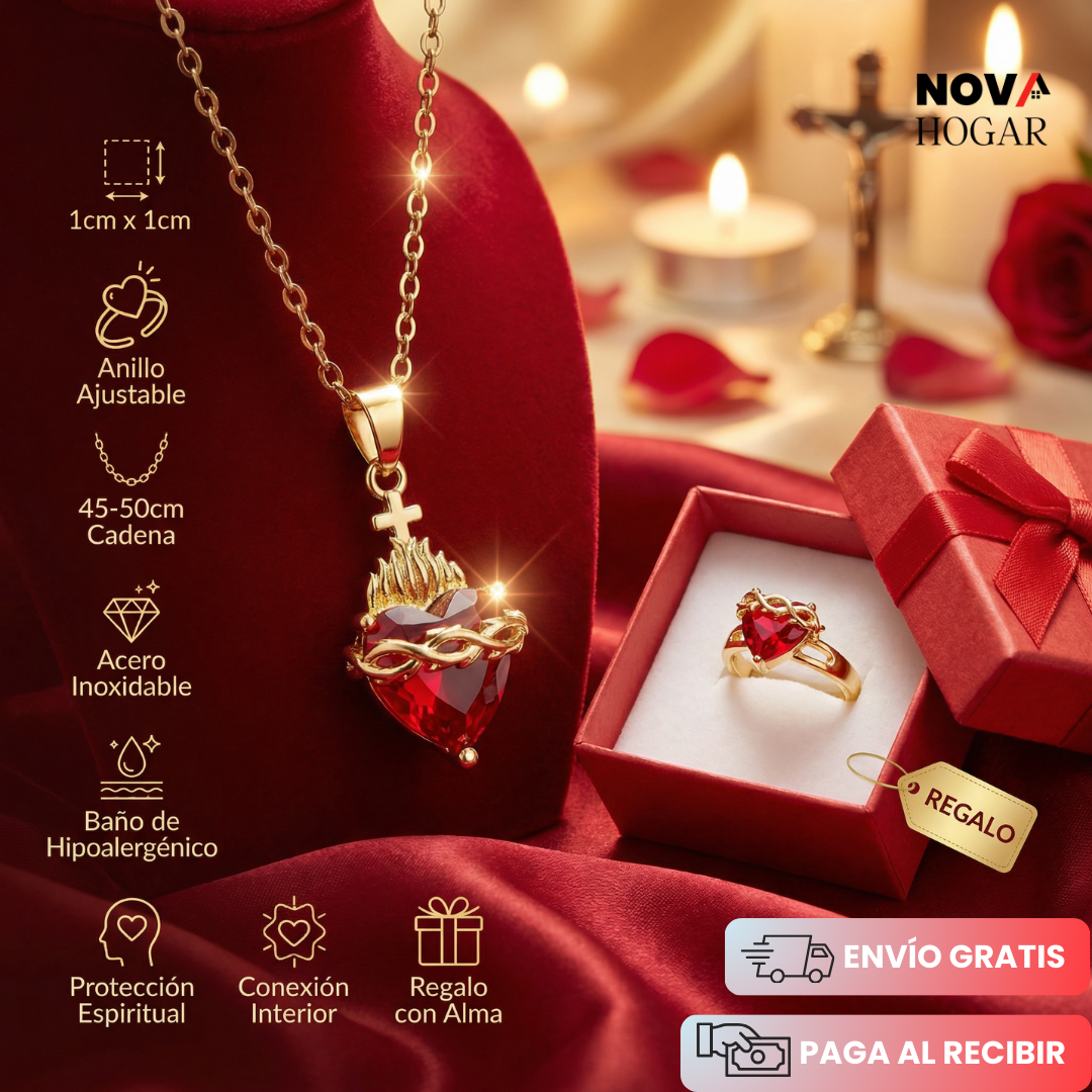 SacredFaith™ Hermoso Set Sagrado Corazón