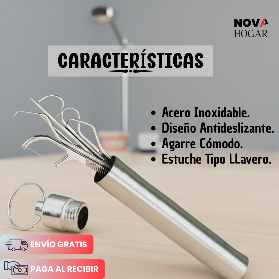 2x1 OralGuard™ Set de Higiene Bucal de Acero Inoxidable