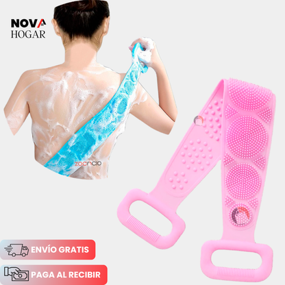 2x1 ScrubFlex™ Banda de Baño Exfoliante para Cuidado de Piel