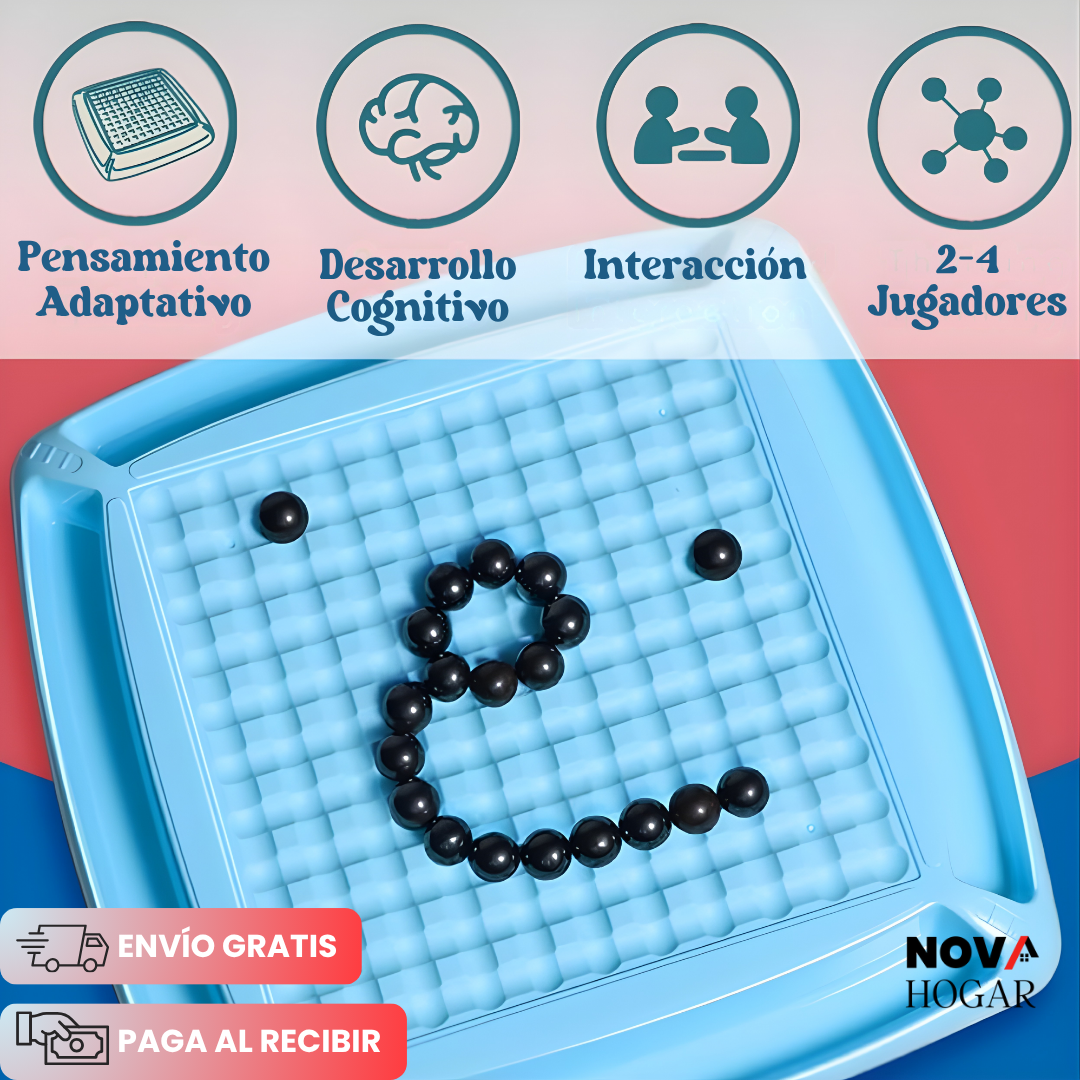 MagnaChess™ Juego de Estrategia Magnético Familiar